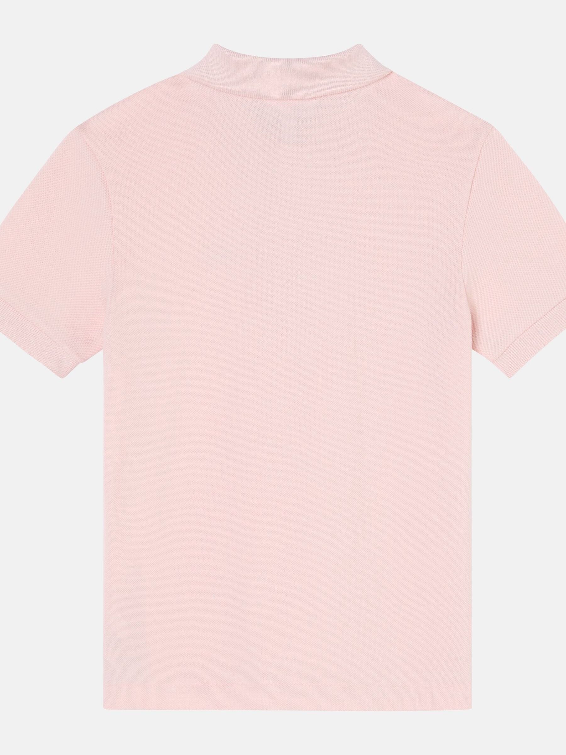Dsiney Kidz - Lacoste Pink Petit Pique Short Sleeve Polo Shirt image 5