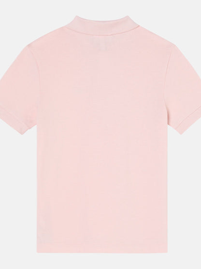 Dsiney Kidz - Lacoste Pink Petit Pique Short Sleeve Polo Shirt image 5