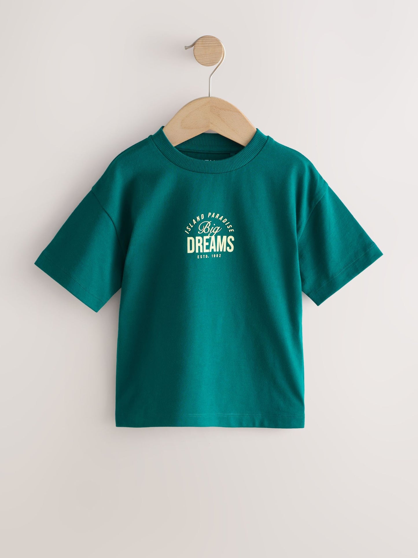 Dsiney Kidz - Blue/Navy/Green/Red/White Small Short Sleeve Graphic T-Shirts 5 Pack (3mths-7yrs) image 3