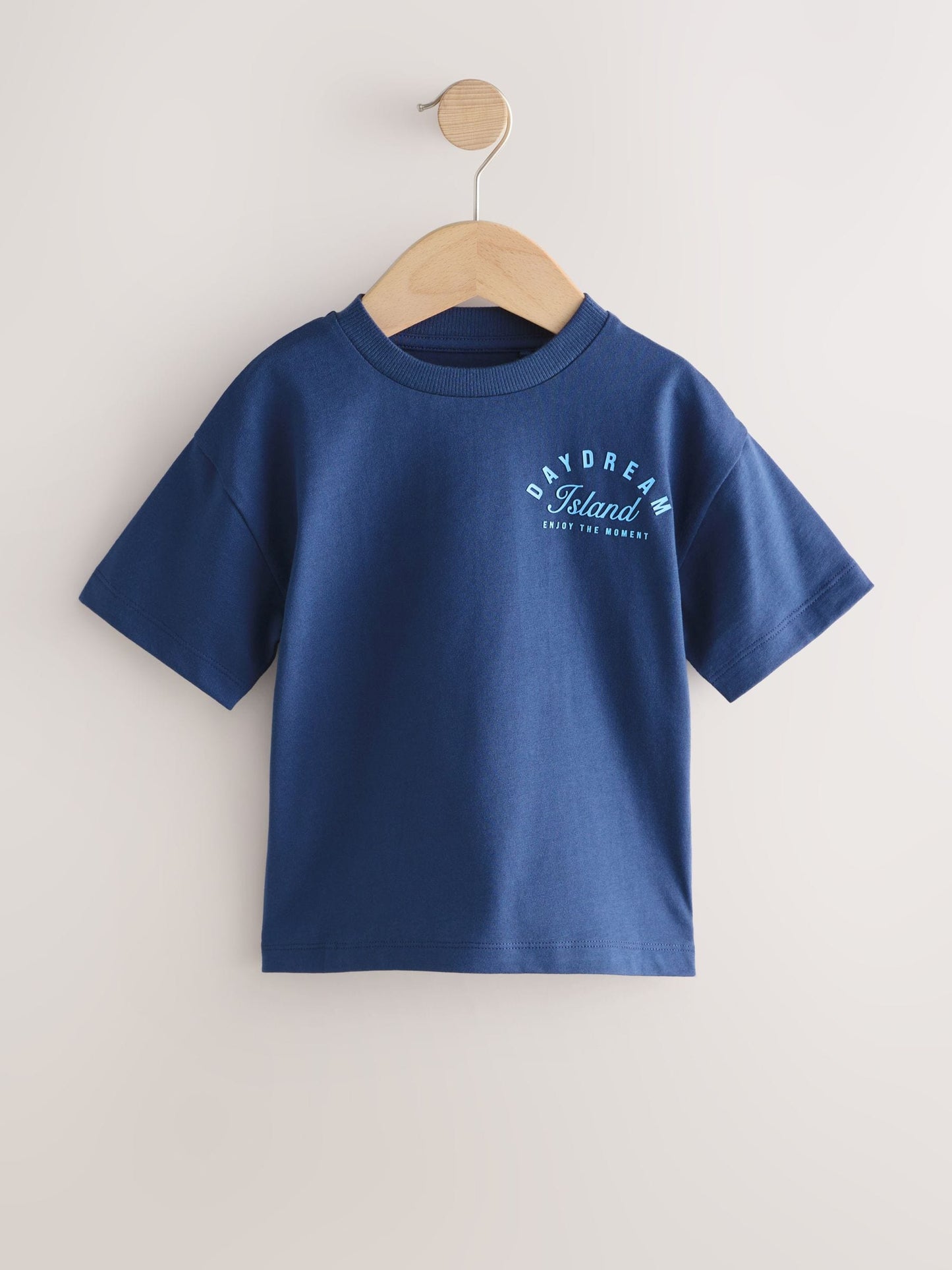 Blue/Navy/Green/Red/White Small Short Sleeve Graphic T-Shirts 5 Pack (3mths-7yrs) image 7