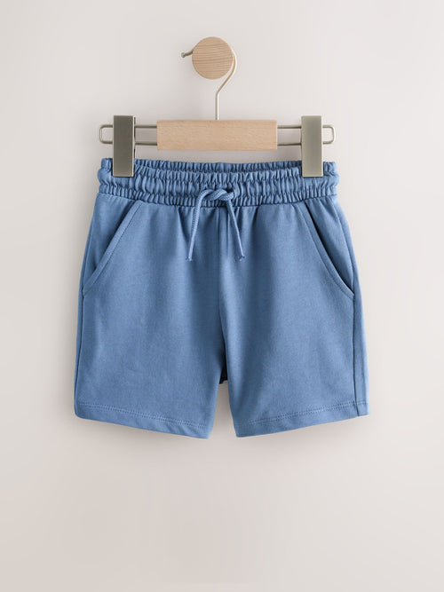 Denim Blue Jersey Shorts (3mths-7yrs) image 1