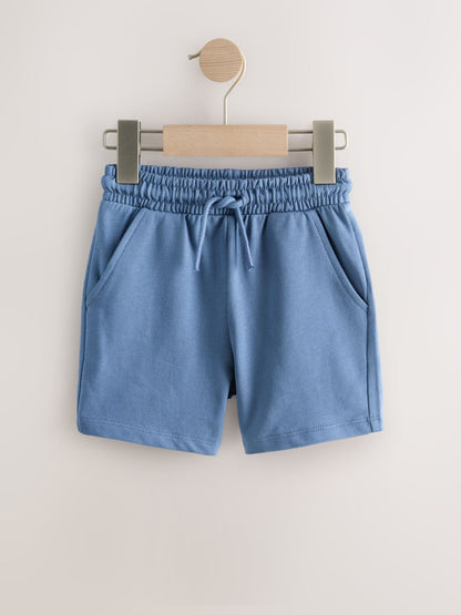 Denim Blue Jersey Shorts (3mths-7yrs) image 1