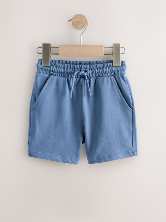 Denim Blue Jersey Shorts (3mths-7yrs) image 1