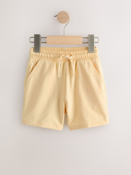 Butter Yellow Jersey Shorts (3mths-7yrs) image 1