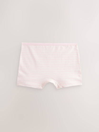 Pink Bear/Bow Short Briefs 5 Pack (2-16yrs) image 5
