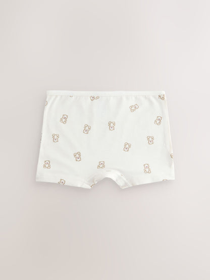 Pink Bear/Bow Short Briefs 5 Pack (2-16yrs) image 7