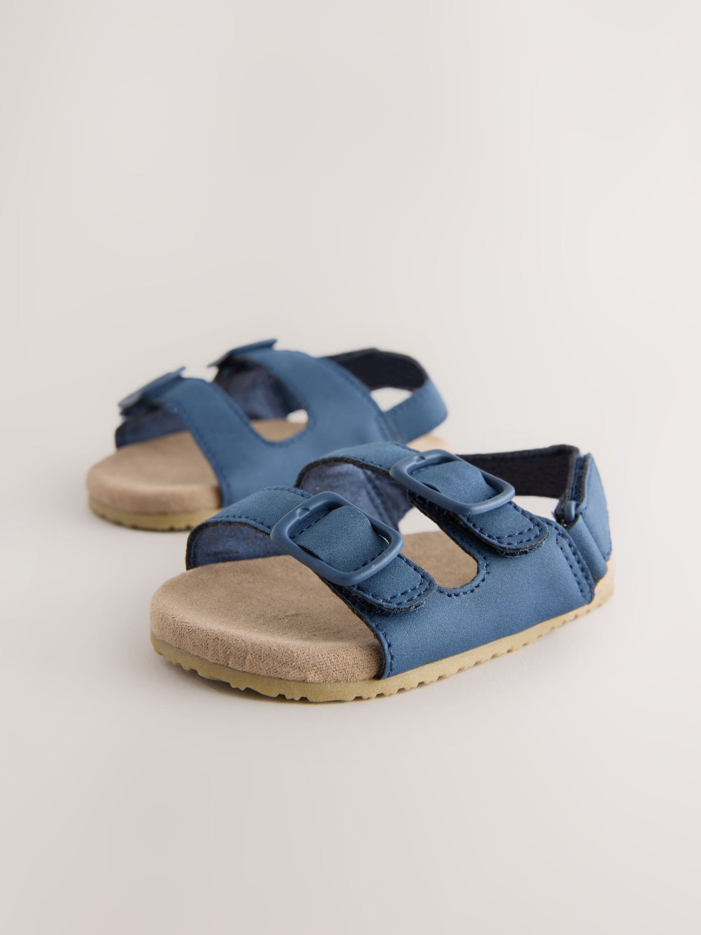 Navy Touch Fastening Baby Sandals (0-2mths) image 3