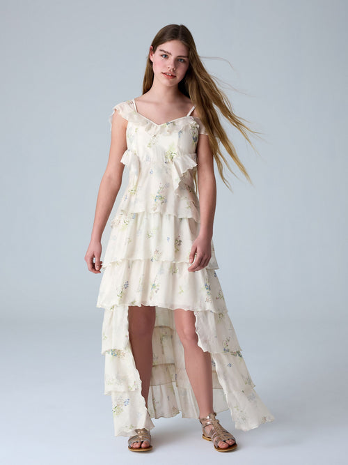 Dsiney Kidz - smALLSAINTS Cream Sienna Maxi Dress image 1
