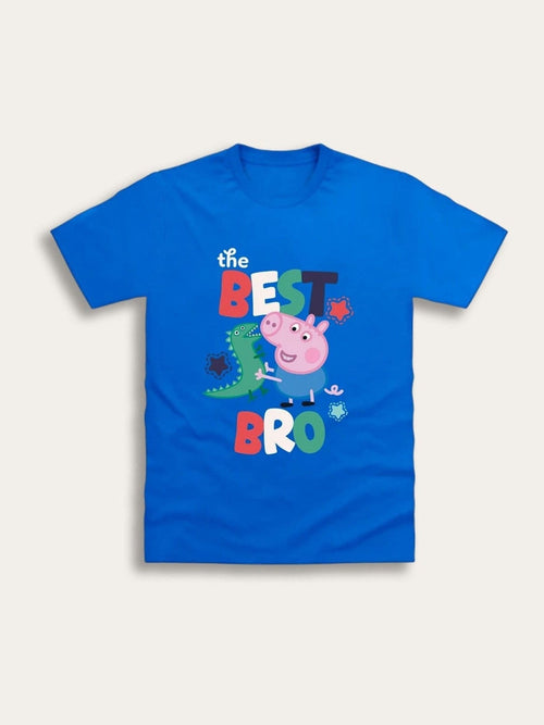 Brand Threads Blue George Pig T-Shirt image 1