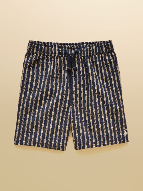 Joules Boys' Hadley Navy Blue Cotton Woven Shorts image 1