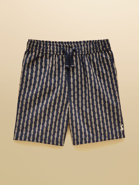 Joules Boys' Hadley Navy Blue Cotton Woven Shorts image 1
