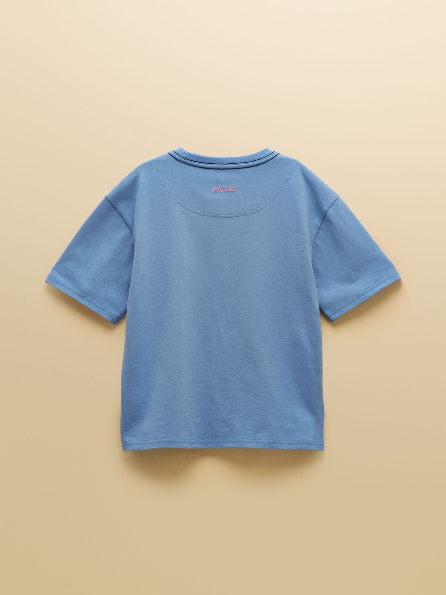 Joules Boys' Archie Blue Dino Applique Graphic T-Shirt image 3