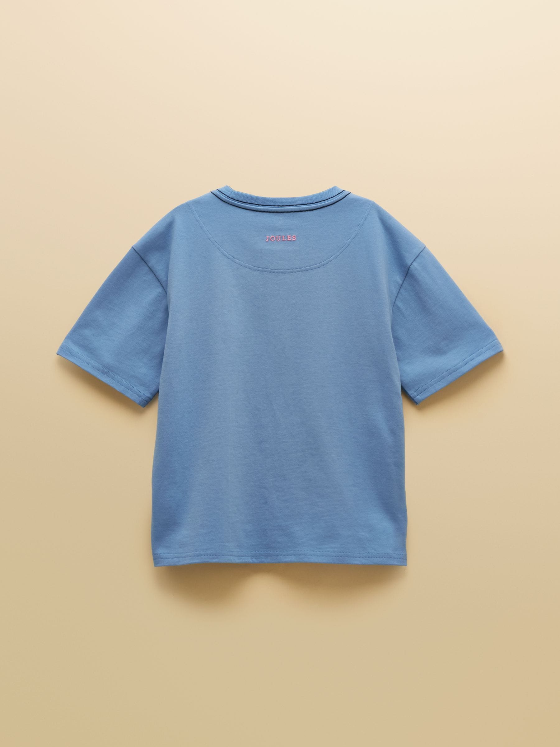 Joules Boys' Archie Blue Dino Applique Graphic T-Shirt image 3
