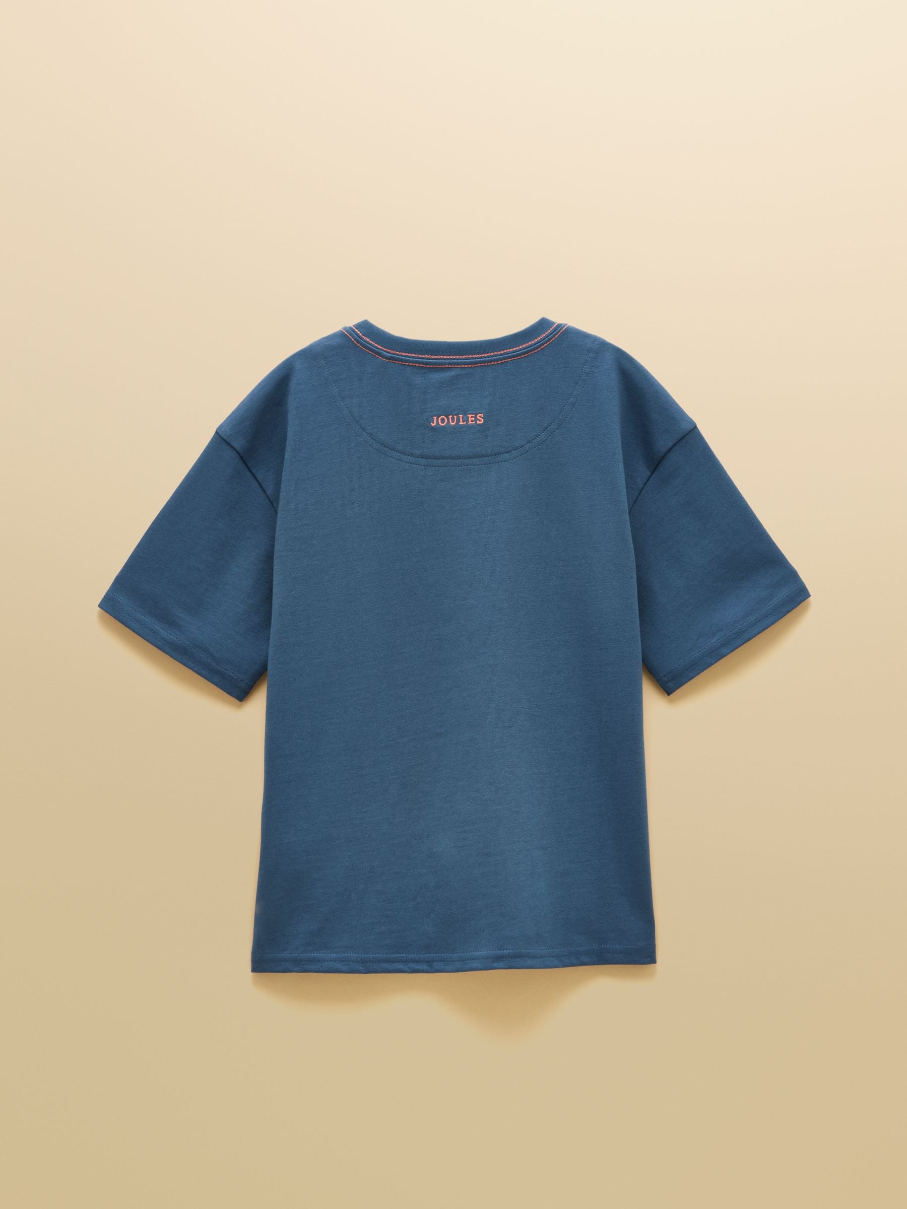 Joules Boys' Archie Navy Glow in the Dark Screenprint T-Shirt image 3