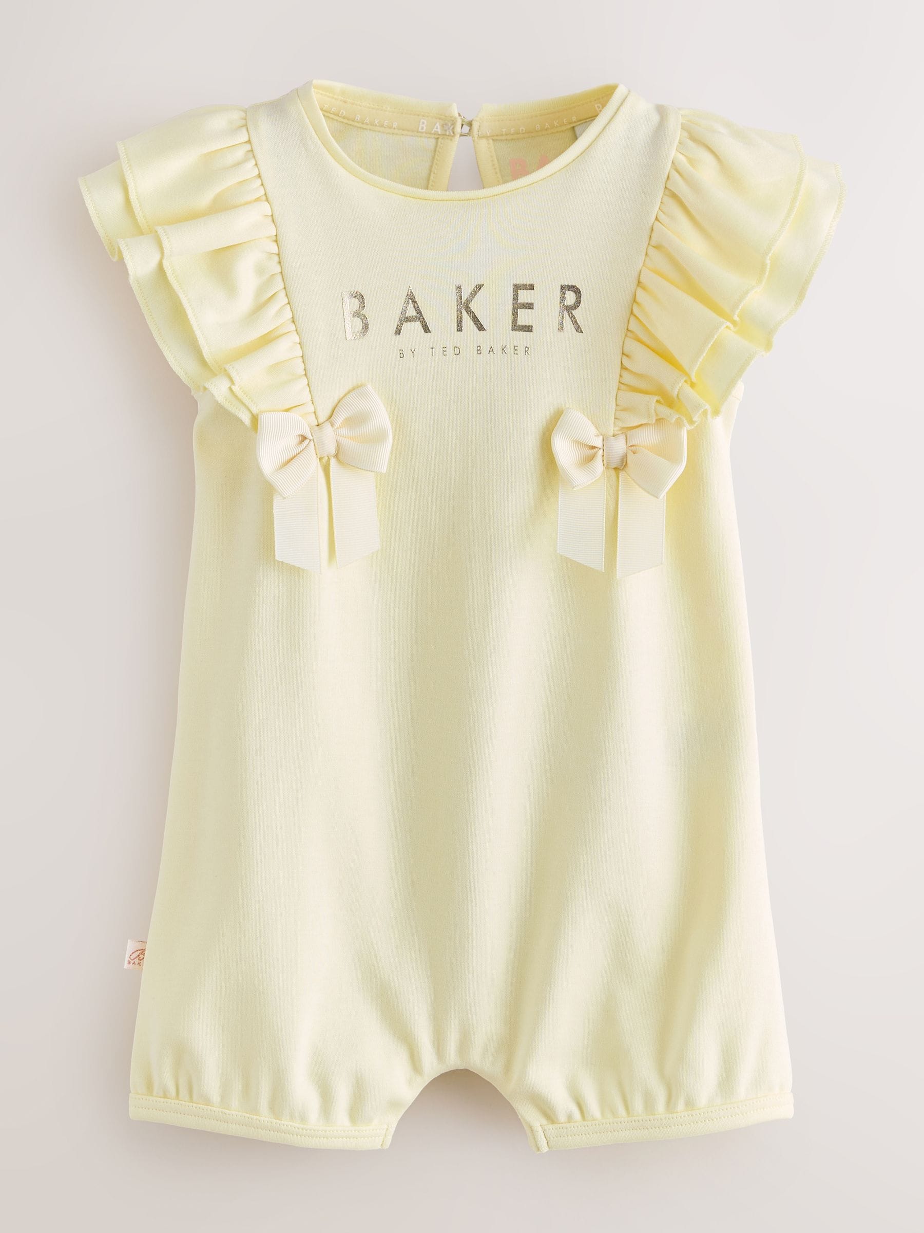 Baker by Ted Baker 3 Pack Frill Sleeve Rompers image 5