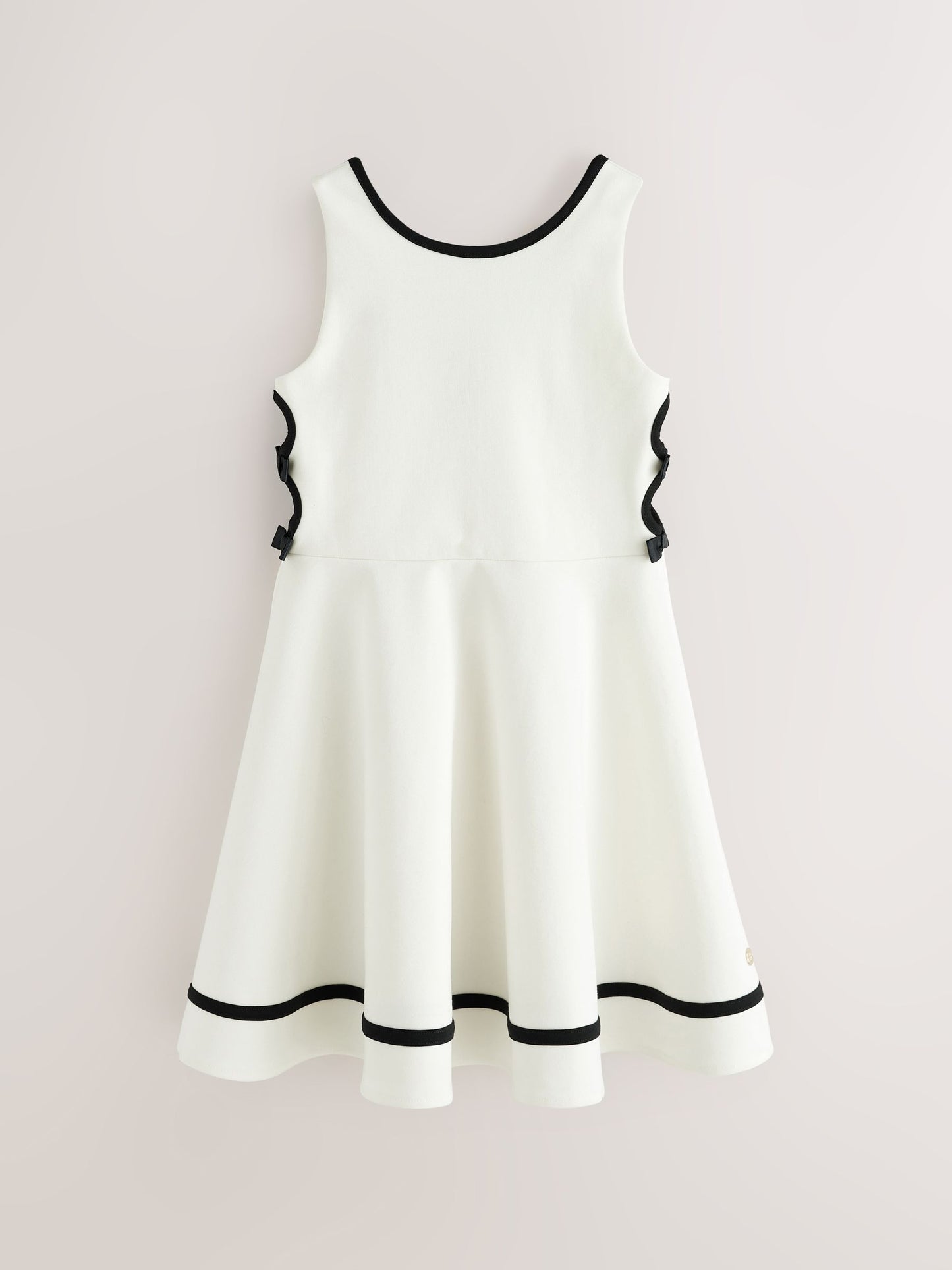 Baker by Ted Baker Cut Out Contrast Ponte Skater Dress image 7
