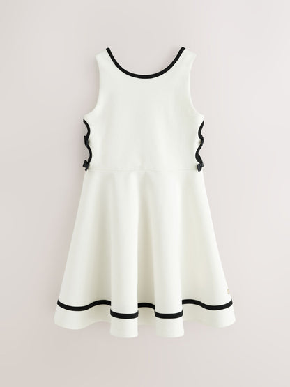 Baker by Ted Baker Cut Out Contrast Ponte Skater Dress image 7