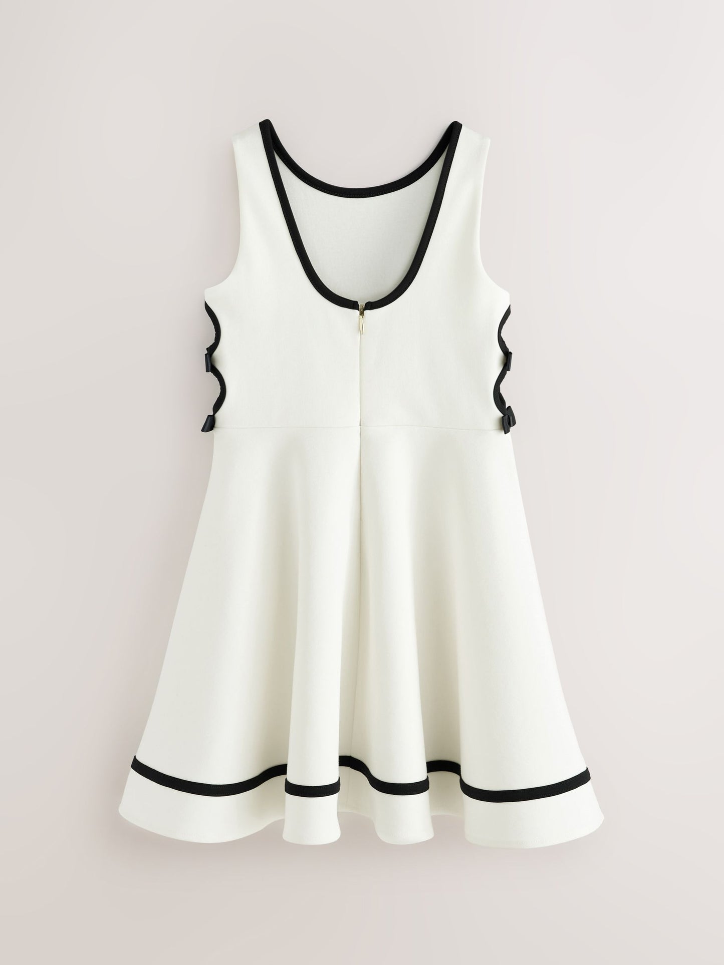 Baker by Ted Baker Cut Out Contrast Ponte Skater Dress image 8