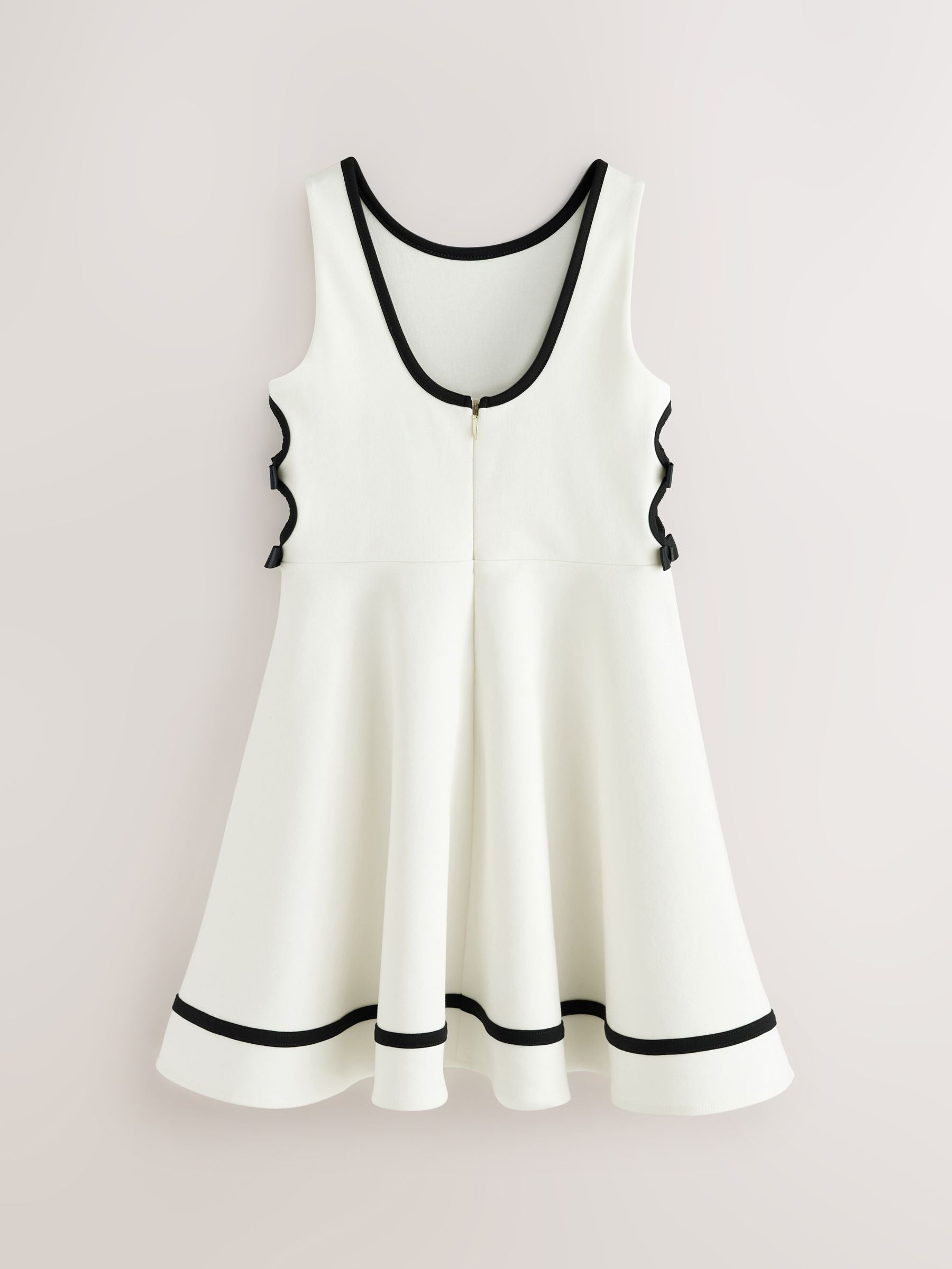 Baker by Ted Baker Cut Out Contrast Ponte Skater Dress image 8