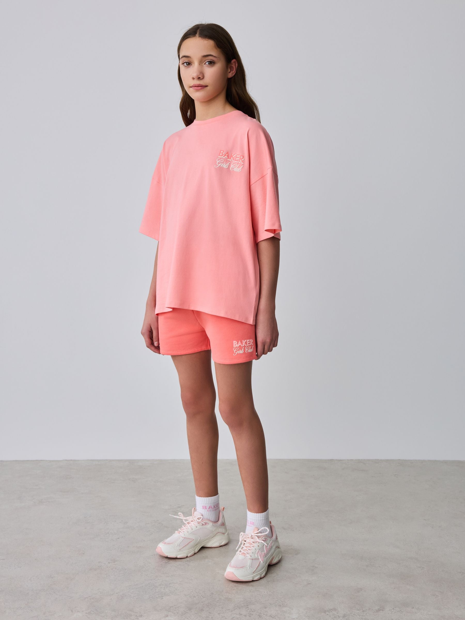 Dsiney Kidz - Baker by Ted Baker 2 Piece Oversized Tonal Graphic T-Shirt & Shorts Set image 1