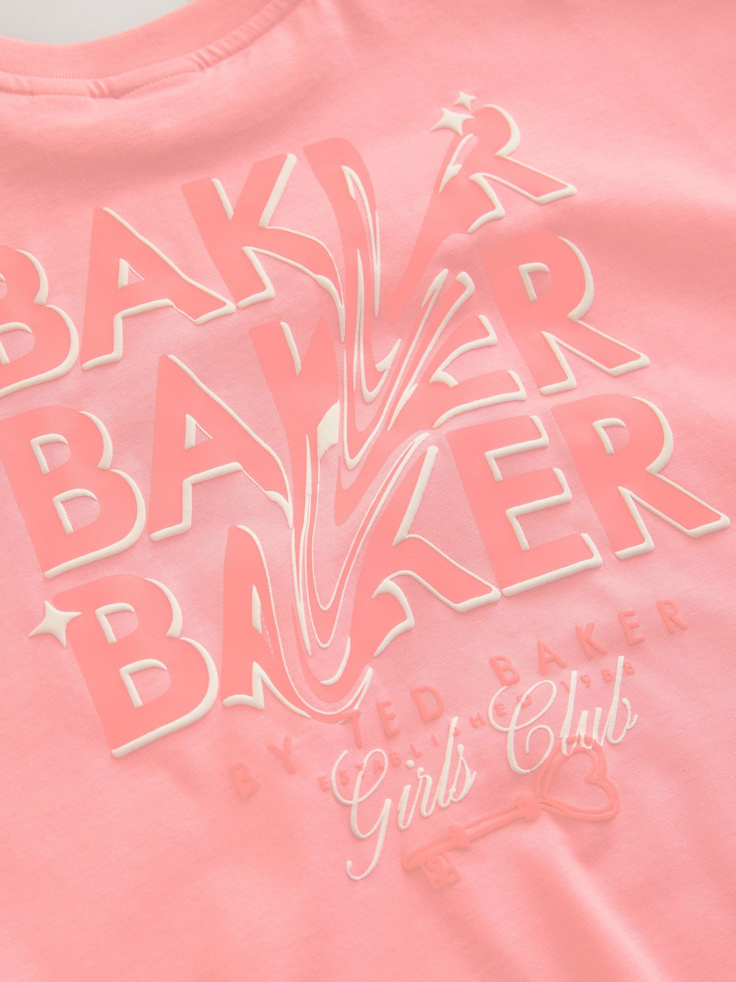 Baker by Ted Baker 2 Piece Oversized Tonal Graphic T-Shirt & Shorts Set image 10
