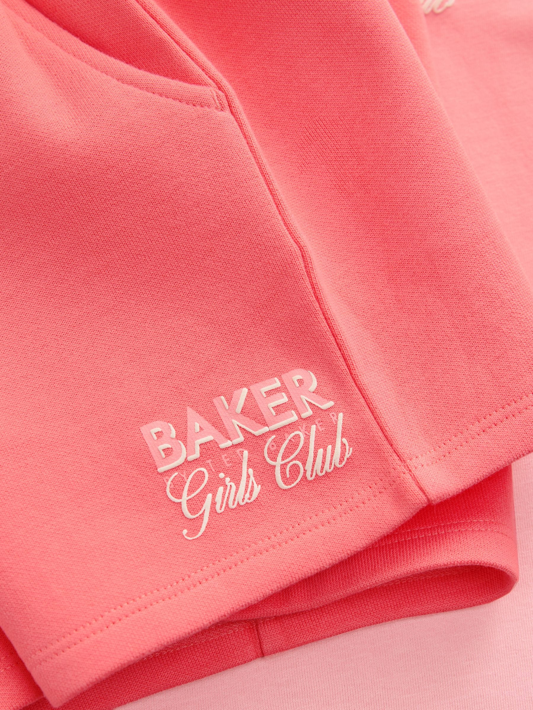 Baker by Ted Baker 2 Piece Oversized Tonal Graphic T-Shirt & Shorts Set image 12