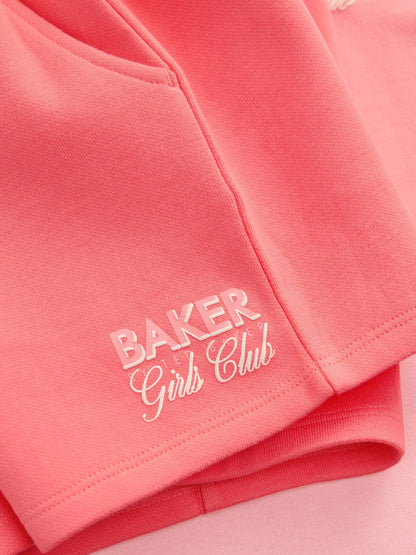 Baker by Ted Baker 2 Piece Oversized Tonal Graphic T-Shirt & Shorts Set image 12