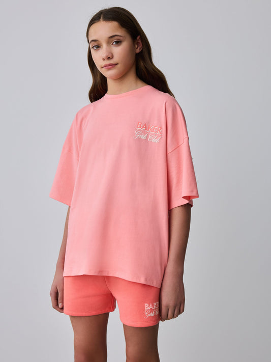 Dsiney Kidz - Baker by Ted Baker 2 Piece Oversized Tonal Graphic T-Shirt & Shorts Set image 2