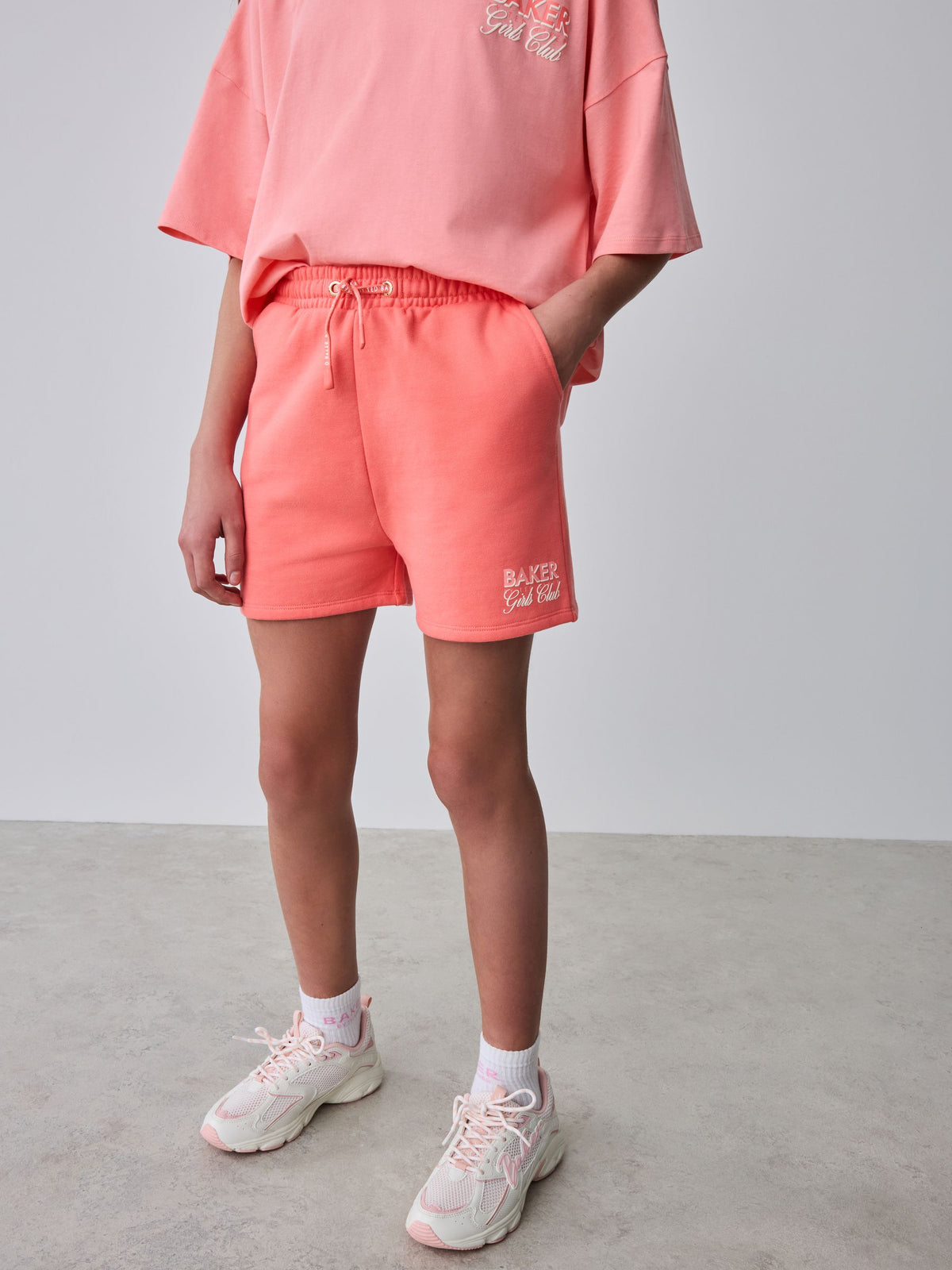 Dsiney Kidz - Baker by Ted Baker 2 Piece Oversized Tonal Graphic T-Shirt & Shorts Set image 3