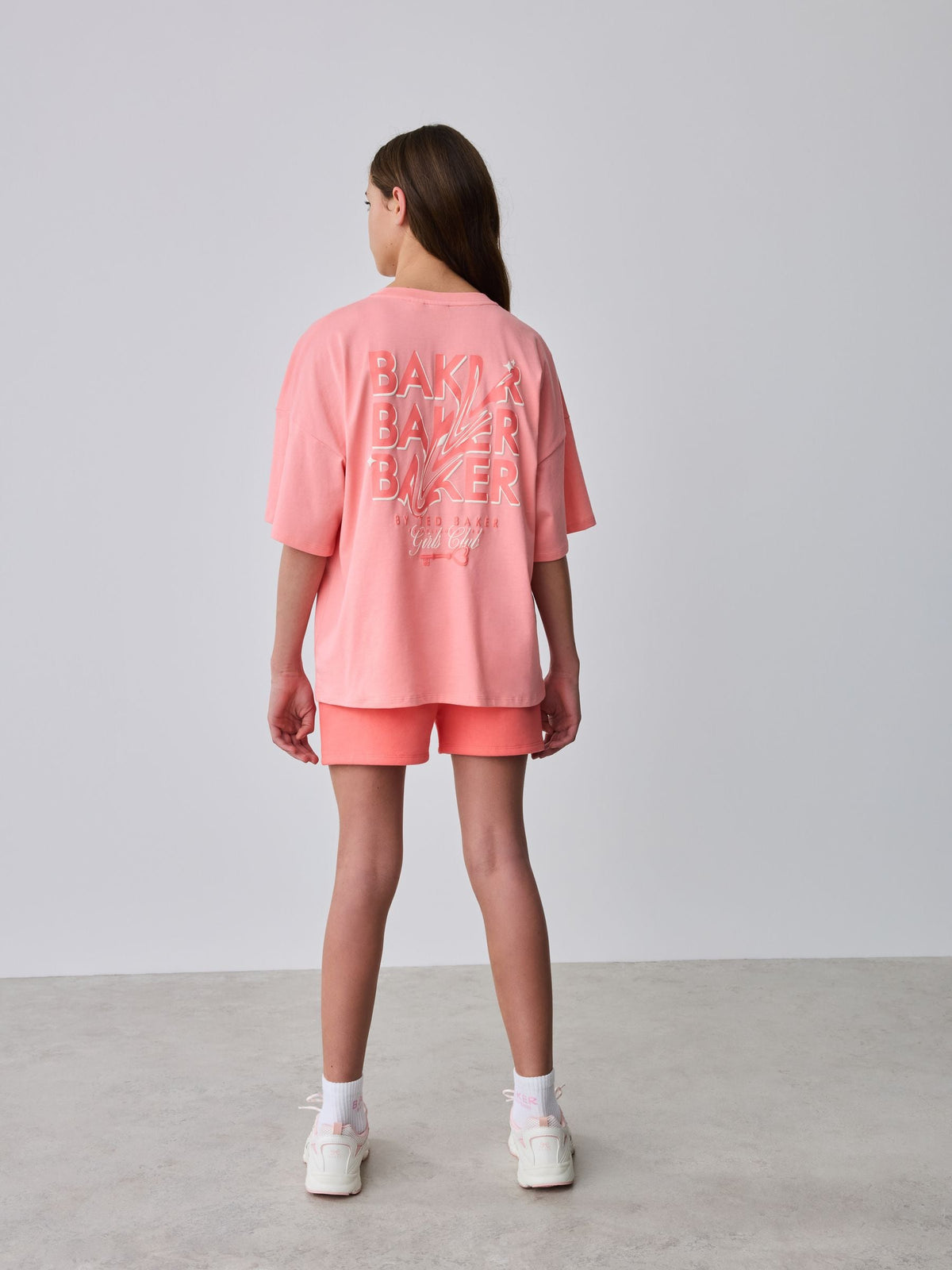 Dsiney Kidz - Baker by Ted Baker 2 Piece Oversized Tonal Graphic T-Shirt & Shorts Set image 4