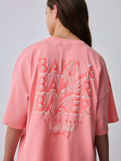 Dsiney Kidz - Baker by Ted Baker 2 Piece Oversized Tonal Graphic T-Shirt & Shorts Set image 6