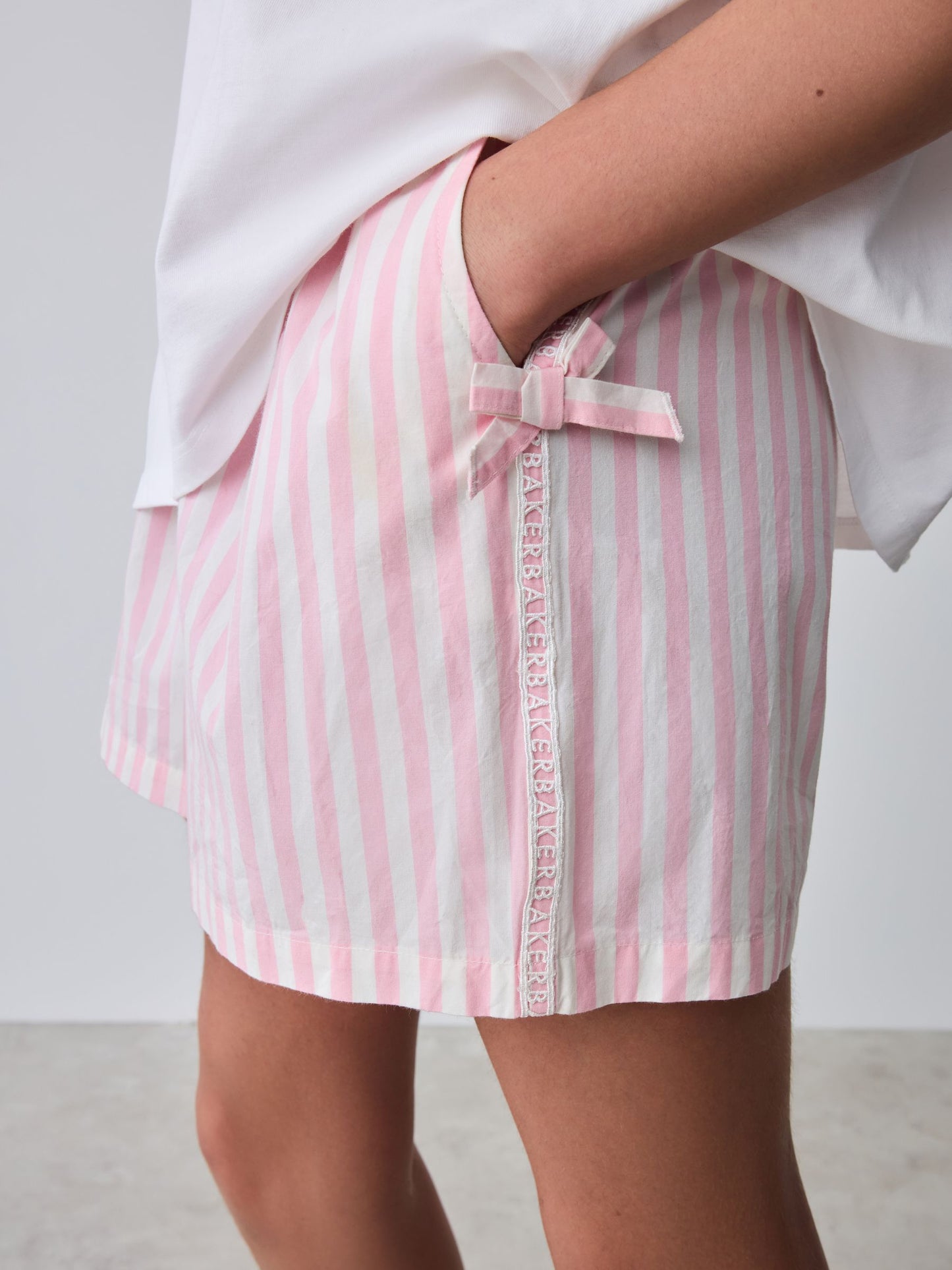 Baker by Ted Baker 2 Piece Oversized Lobster Graphic Tee & Stripe Short Set image 6