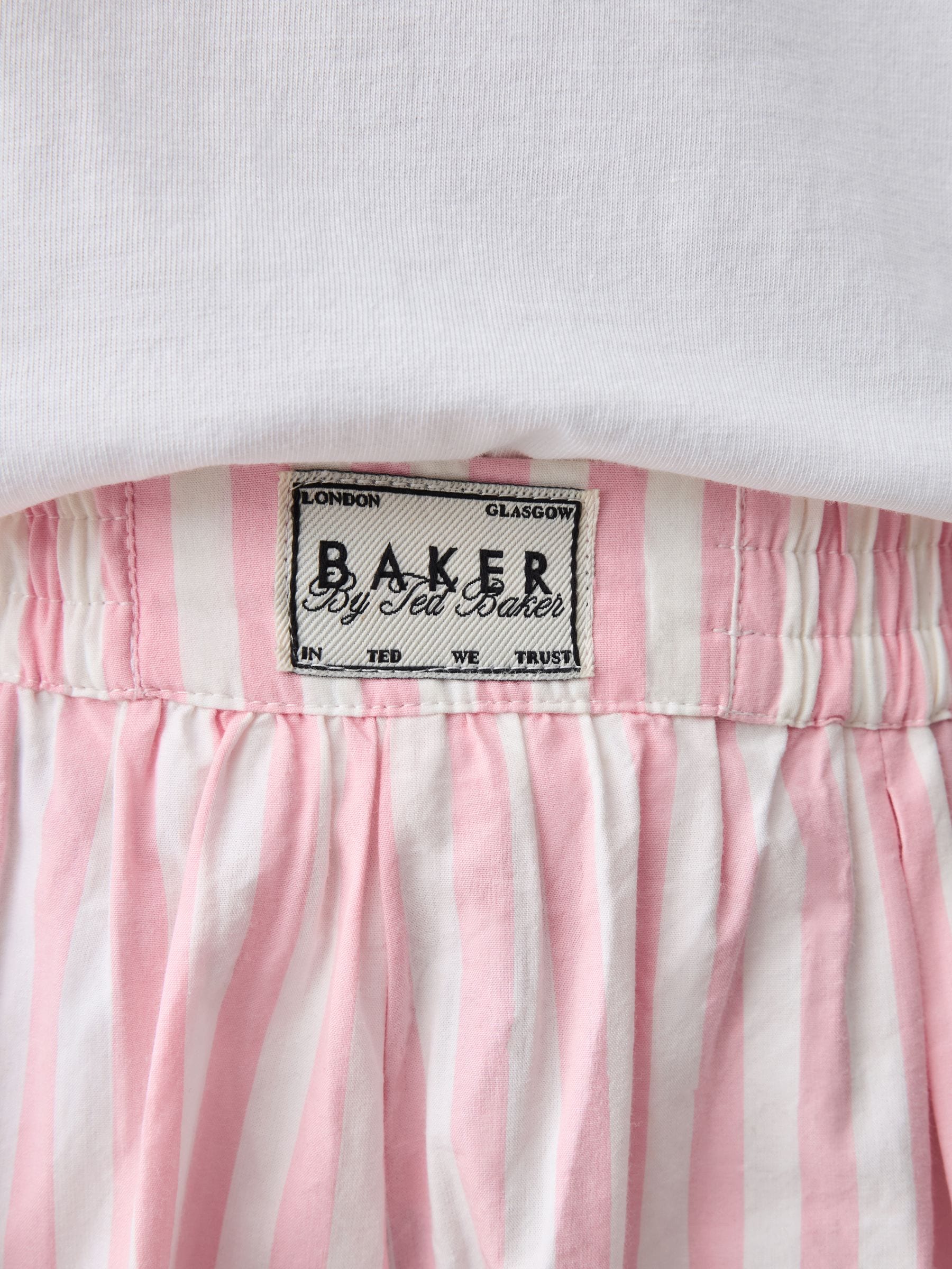 Baker by Ted Baker 2 Piece Oversized Lobster Graphic Tee & Stripe Short Set image 7
