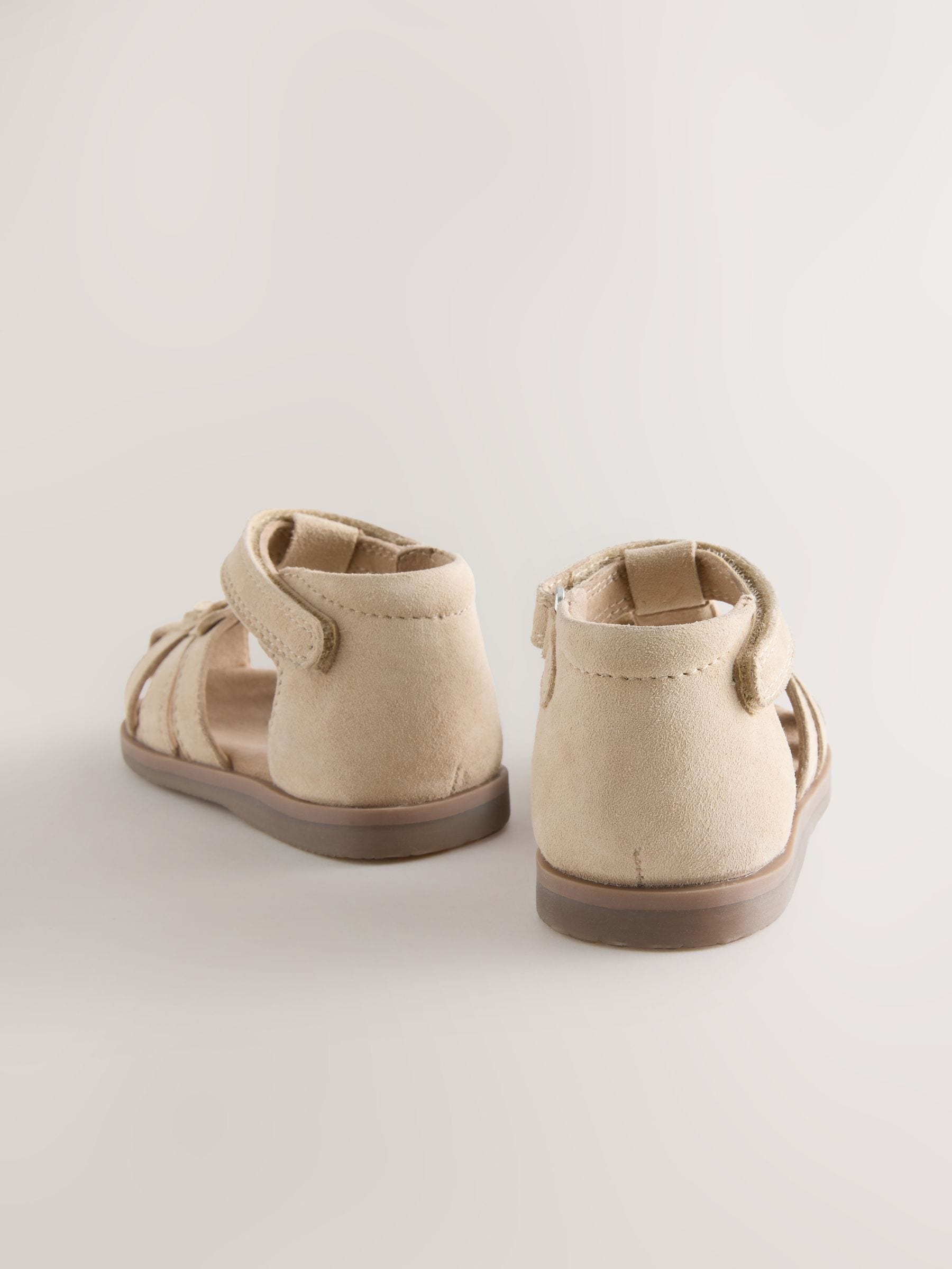 Tan Brown Butterfly First Walker Sandals image 3