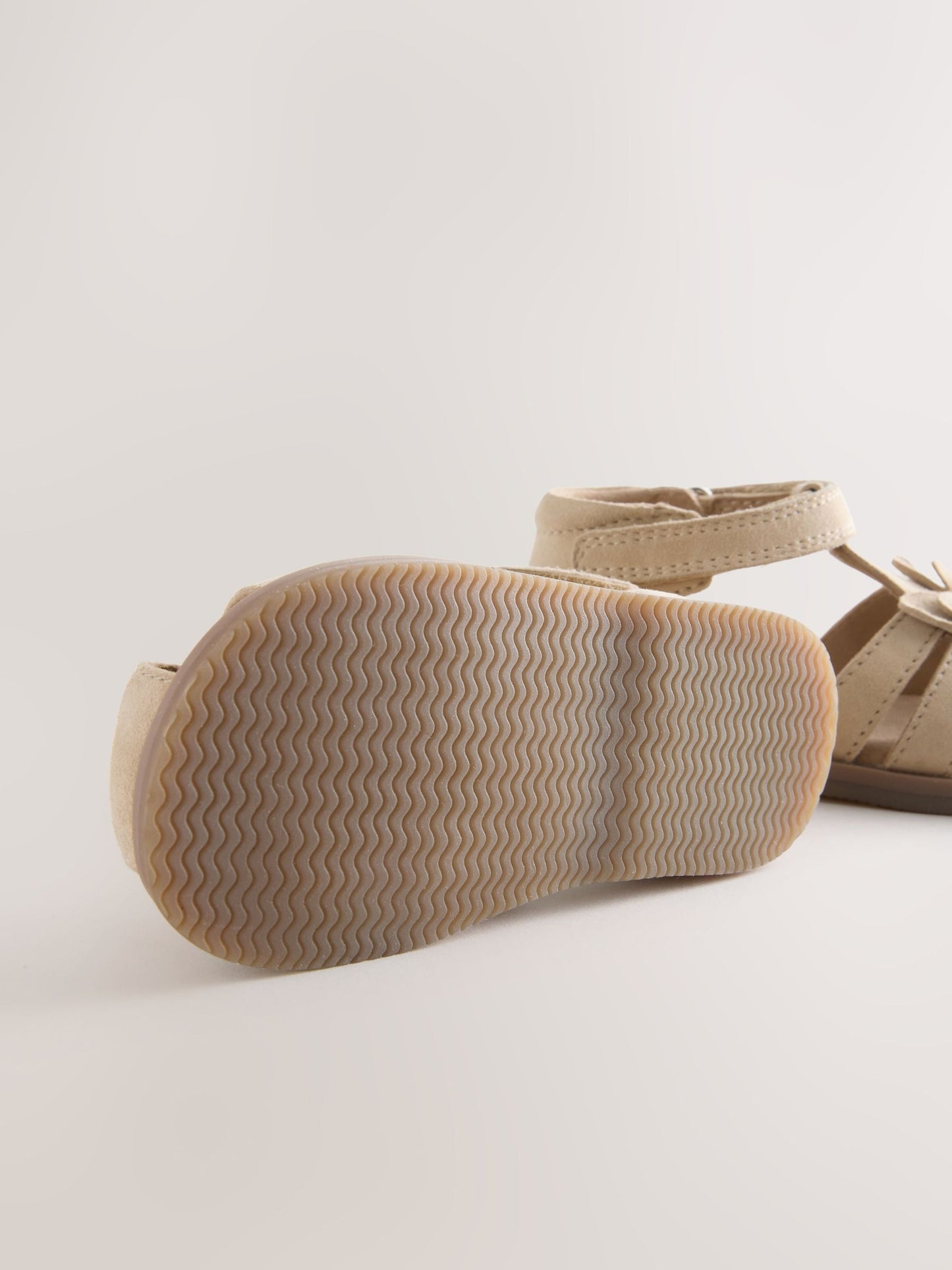Tan Brown Butterfly First Walker Sandals image 4
