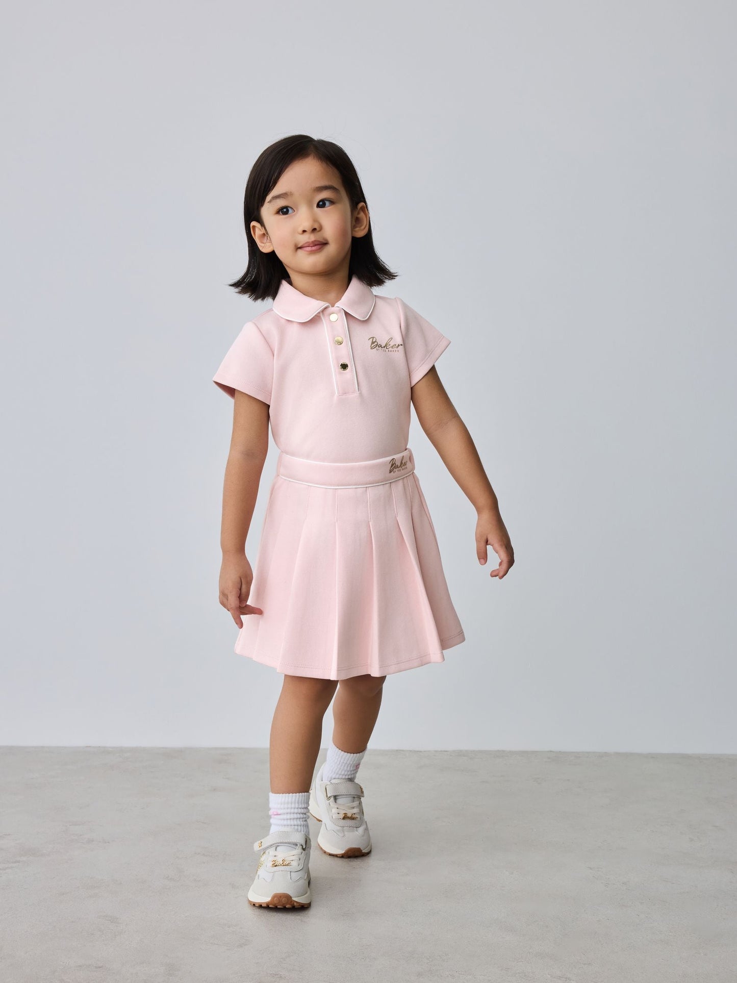 Baker by Ted Baker 2 Piece Tennis Polo Top & Skirt Set image 3