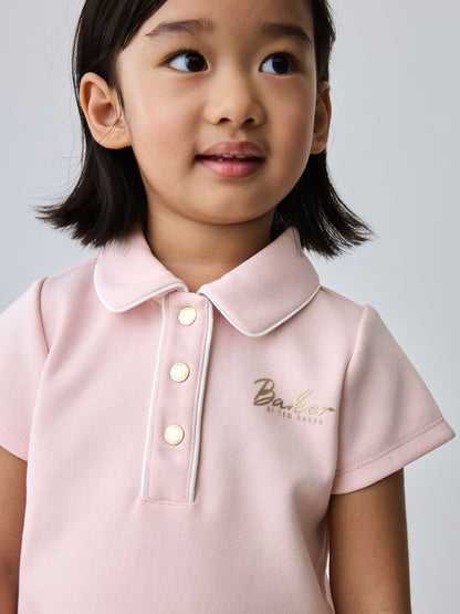 Baker by Ted Baker 2 Piece Tennis Polo Top & Skirt Set image 5