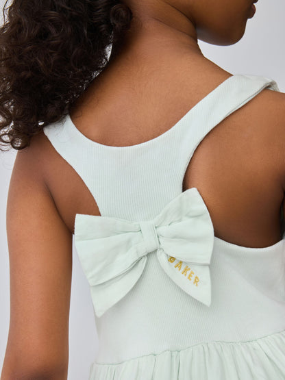 Baker by Ted Baker Tiered Cotton Poplin Mix Dress image 6