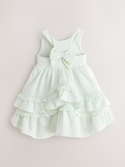 Baker by Ted Baker Tiered Cotton Poplin Mix Dress image 8