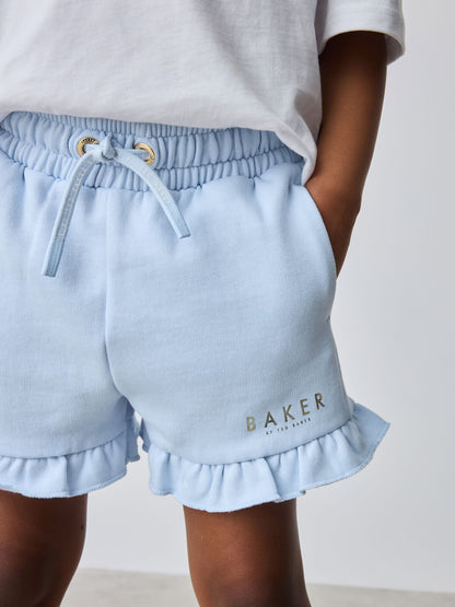 Baker by Ted Baker 2 Piece Oversized Back Graphic T-Shirt & Frill Short Set image 6