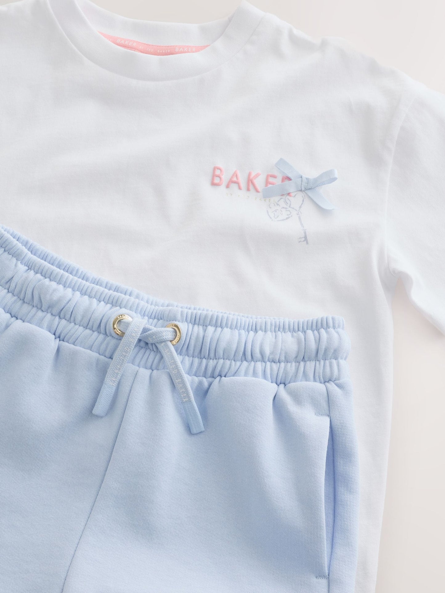 Baker by Ted Baker 2 Piece Oversized Back Graphic T-Shirt & Frill Short Set image 9