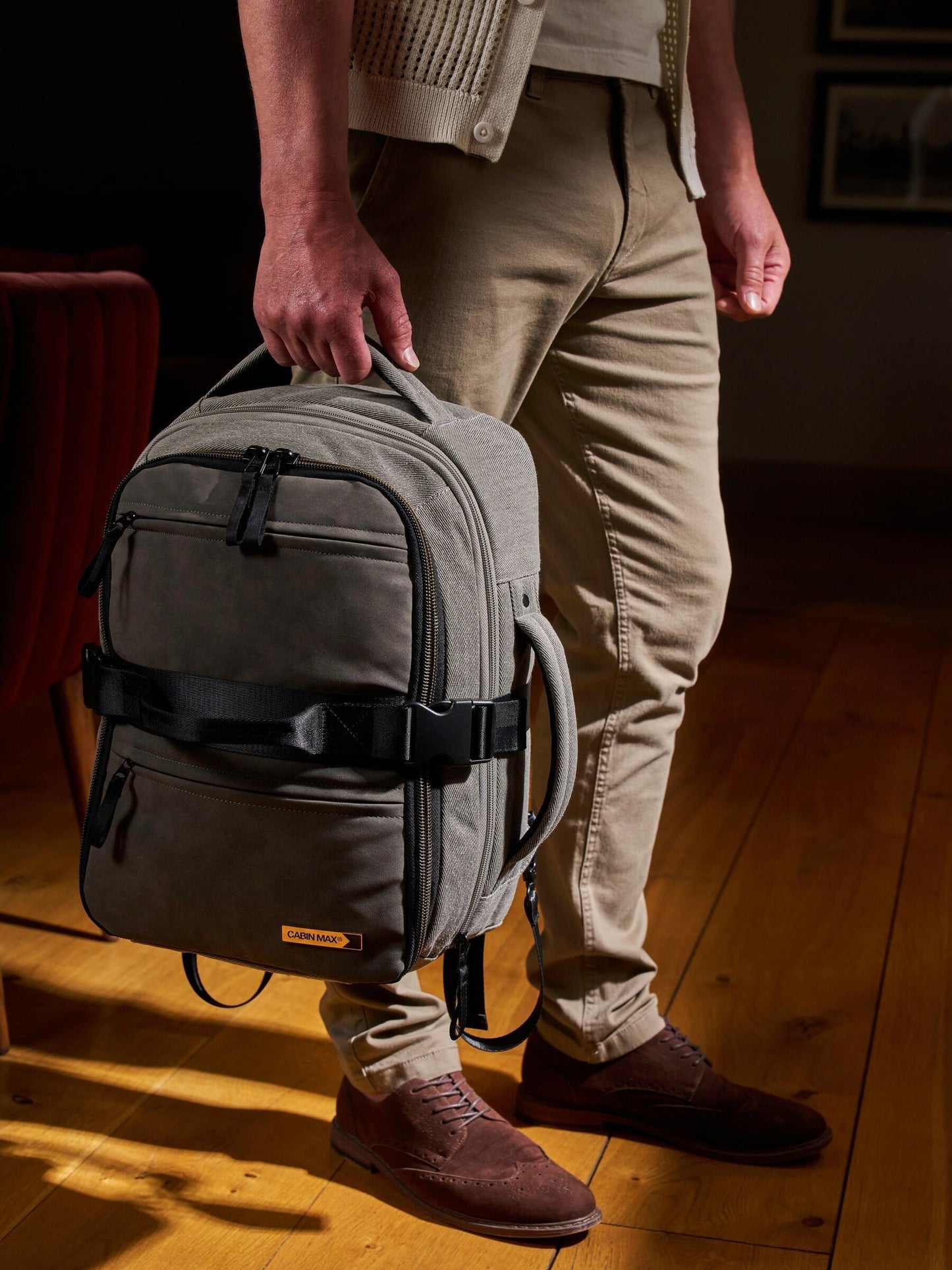 Cabin Max Grey Evos Expandable Backpack image 1