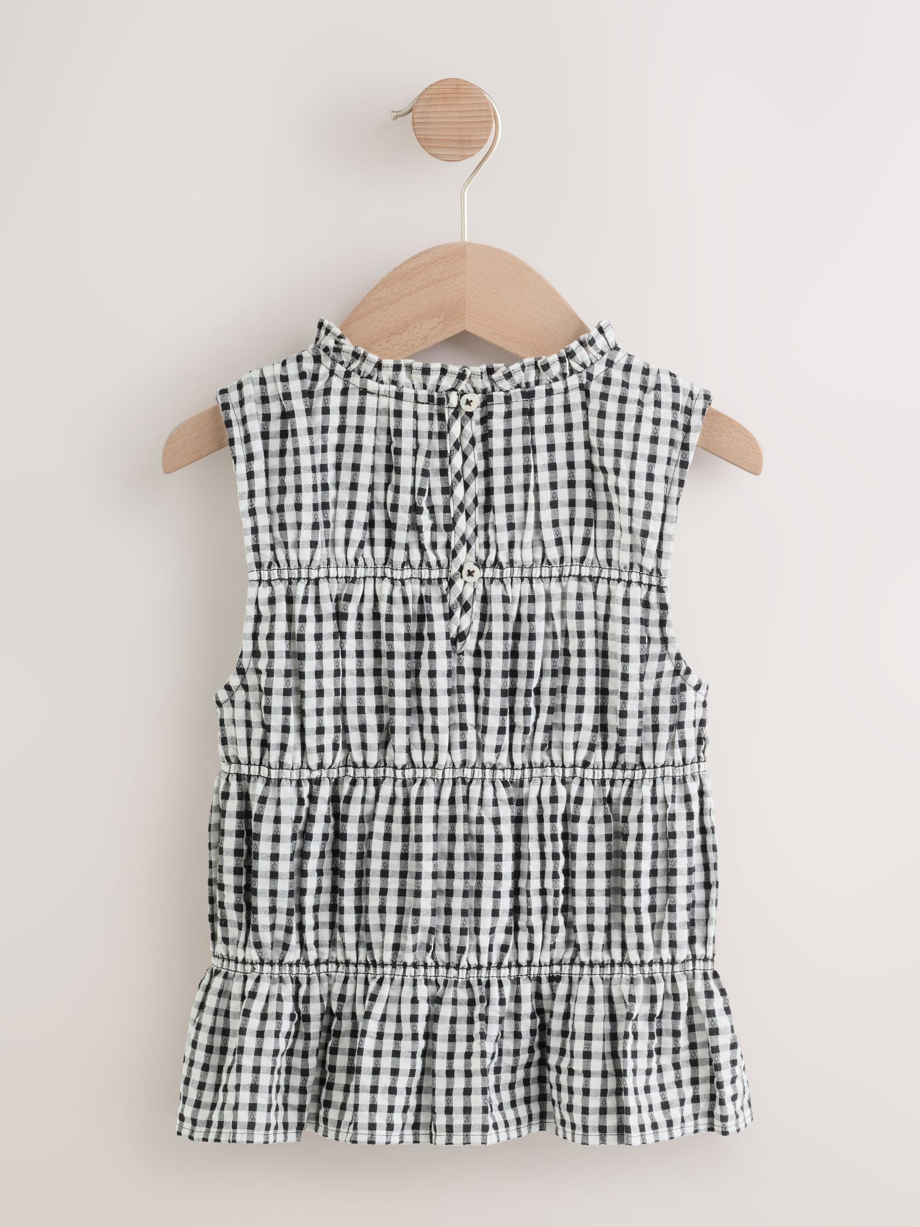 Dsiney Kidz - Monochrome Shirred Sleeveless Blouse (3-16yrs) image 2