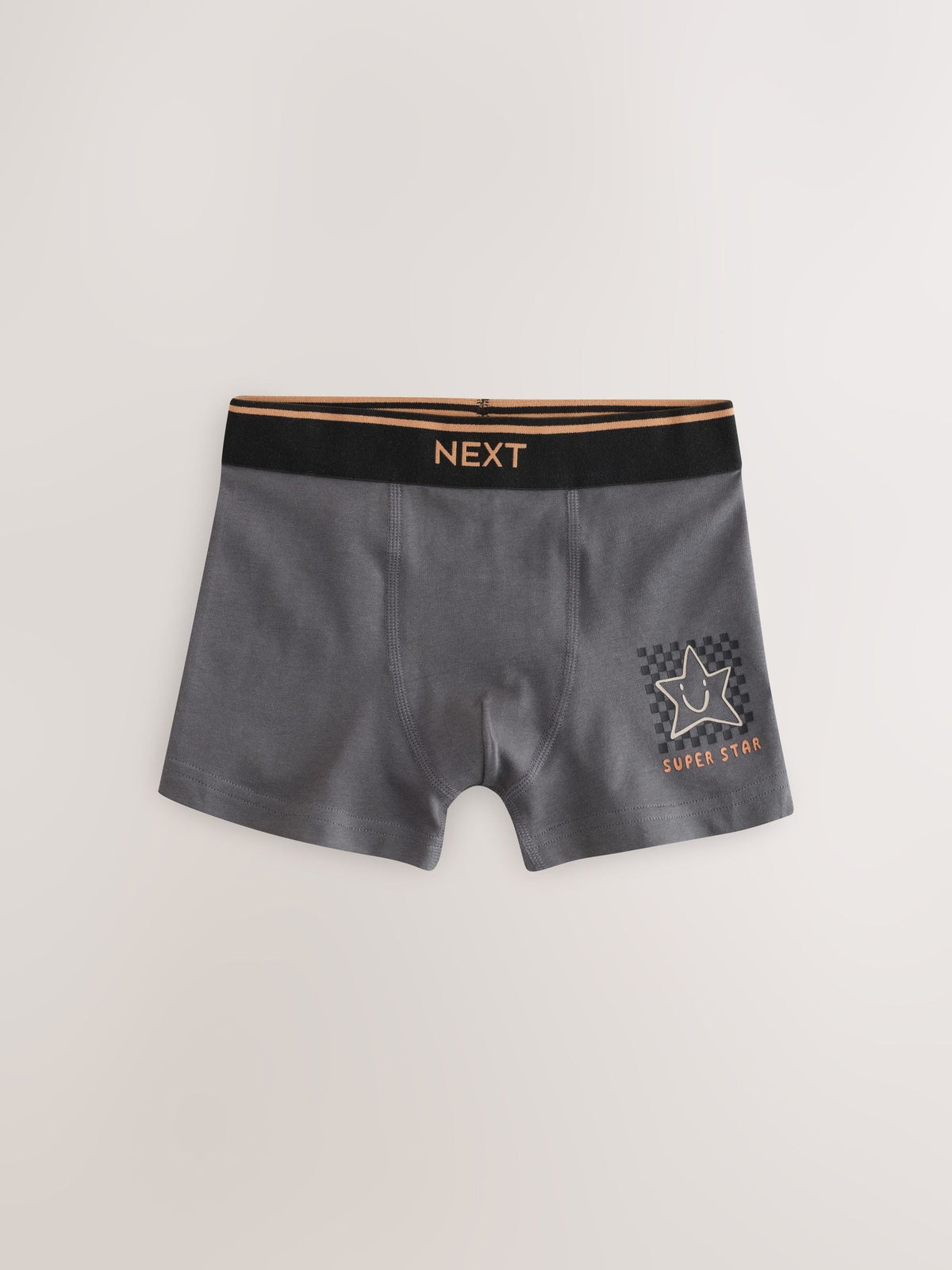 Grey Check Trunks 5 Pack (2-16yrs) - image 2