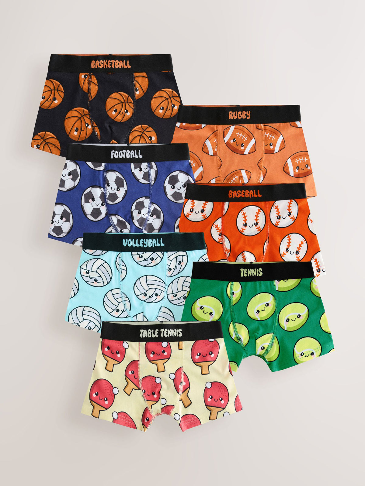 Dsiney Kidz - Multi Sports Trunks 7 Pack (1.5-16yrs) image 1
