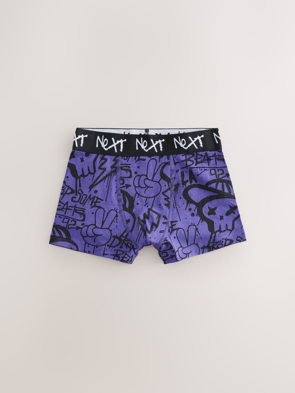 Dsiney Kidz - Black Graffiti Boxers 7 Pack (3-16yrs) image 6