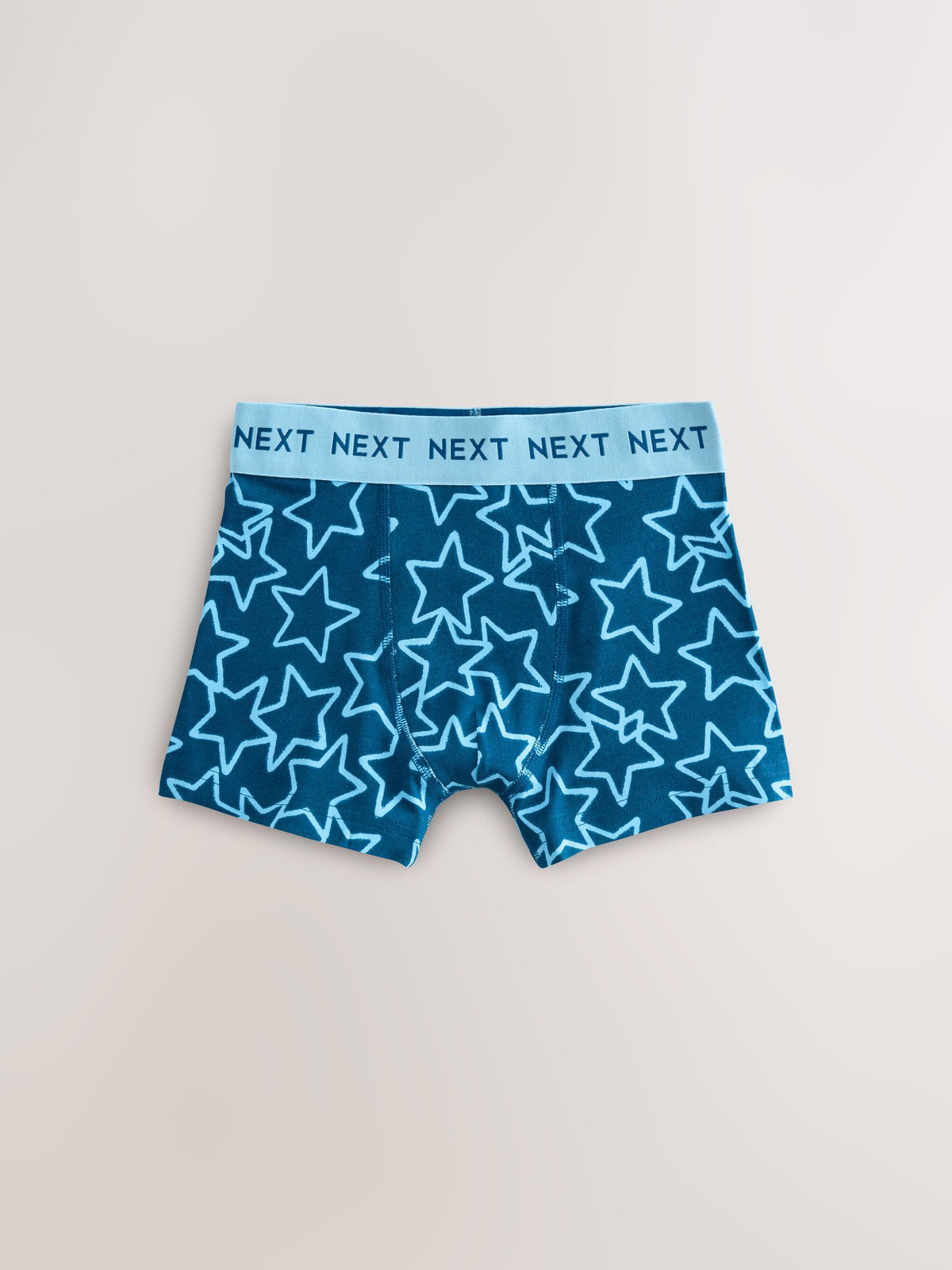 Dsiney Kidz - Blue/White Stars Junior Pattern Trunks 5 Pack (1.5-16yrs) image 2