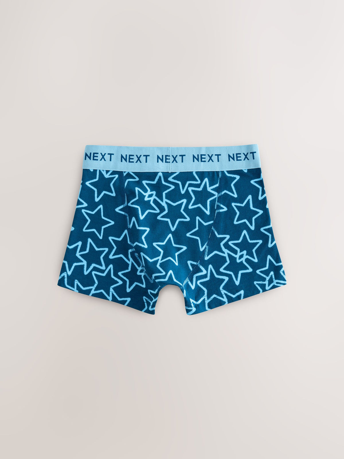 Dsiney Kidz - Blue/White Stars Junior Pattern Trunks 5 Pack (1.5-16yrs) image 3