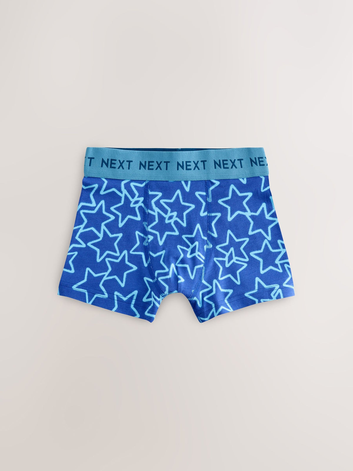 Dsiney Kidz - Blue/White Stars Junior Pattern Trunks 5 Pack (1.5-16yrs) image 4