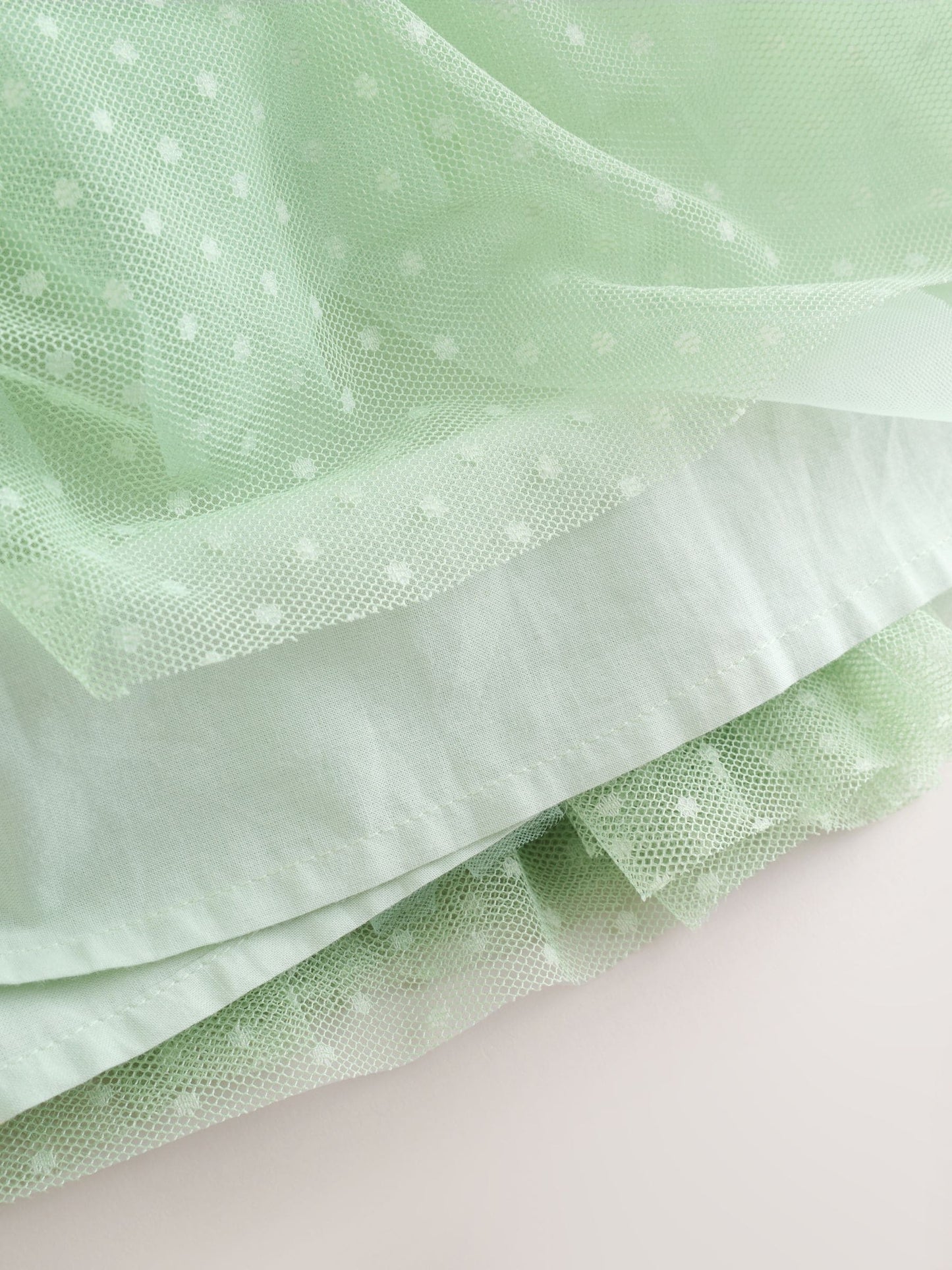 Mint Green Mesh Flower Girl Dress (3-16yrs) image 9